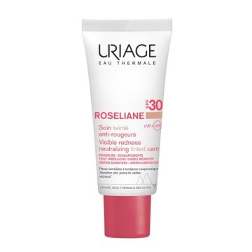 Uriage CC krema za občutljivo kožo s tendenco pordelosti SPF 30 Roséliane ( CC Cream SPF 30) 40 ml