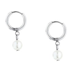 La Petite Story Elegantni jekleni uhani z biseri LPS01AZA06