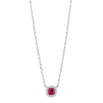 Brosway Elegantna srebrna ogrlica Fancy Passion Ruby FPR132