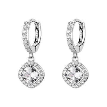 Brosway Srebrni obročki s kubičnim cirkonom Fancy Infinite White FIW161