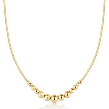 Brosway Pozlačena ogrlica z biseri Perfect BPC06