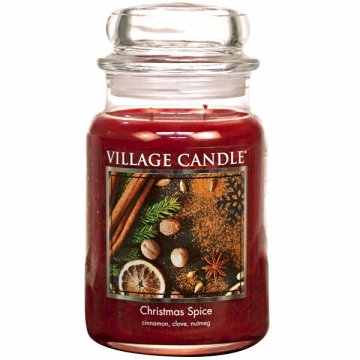 Village Candle Dišeča sveča v kozarcu Božična začimba 602 g