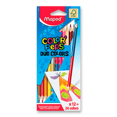 Maped Barvice Color'Peps Duo - dvostranske barvice, 24 barv
