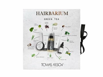 Tomas Arsov Darilni set za zeleni čaj Hairbarium
