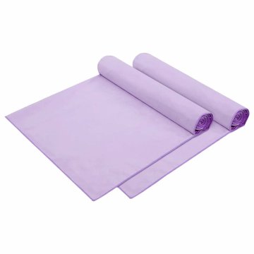 Vidaxl Brisače za ležalnik 2 pcs Vijolična 210 x 75 cm