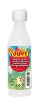 JOVI tempera barva 250ml v steklenici bela