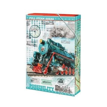 Škatla za zvezke A5 Vlak