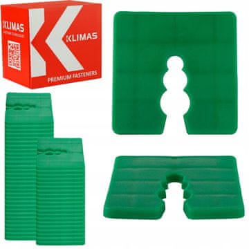 shumee PLASTIČNI DISTANČNIKI 4 mm 50 kosov Klimas vijačni