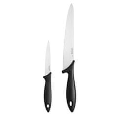 Kuhinjski noži Fiskars Essential - komplet, 2 kosa