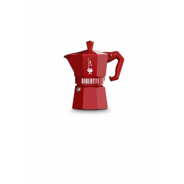 BIALETTI Italijanski Kuhalnik za Kavo Bialetti MOKA EXCLUSIVE Rdeča Aluminij 3 Cești