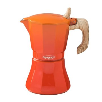 Oroley Italijanski Kuhalnik za Kavo Oroley Petra Oranžna Aluminij 9 Skodelice