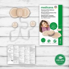 Medisana Sproščujoč menstruacijski masažni aparat za polnjenje Medisana TT 250 Bež