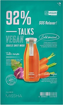 MISSHA Talks Vegan SOS Relaxer (maska na lističih) 27 g