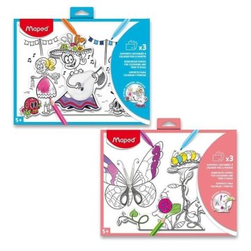 Maped Pobarvanka s 3D učinkom - A4