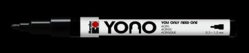 Marabu YONO akrilni marker 0,5-1,5 mm - črn