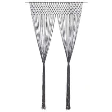 Vidaxl Zavesa makrame 140x240 cm bombaž