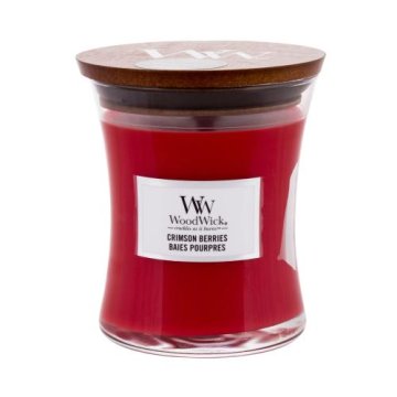 Woodwick Crimson Berries dišeča svečka