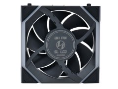 Lian Li UNI FAN SL Wireless ventilator, 120mm, PWM, LCD, ARGB, 1-kos, črn (12SLLCD1W1B)