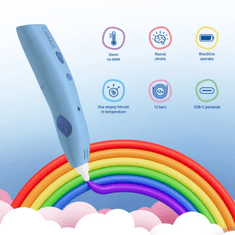 LAMAX ArtKid1 3D svinčnik, moder