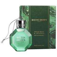 Molton Brown Gel za kopel in prhanje Divja meta in lavandin Praznični bombonček (gel za kopel in prhanje) 75 ml