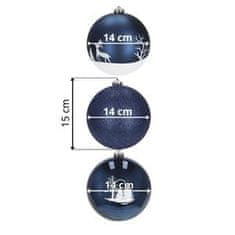Springos božični okraski bunkice 15cm 3kos