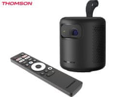 Thomson VEGA PG35B projektor, 4K UHD, Google TV, pametni daljinec, črn