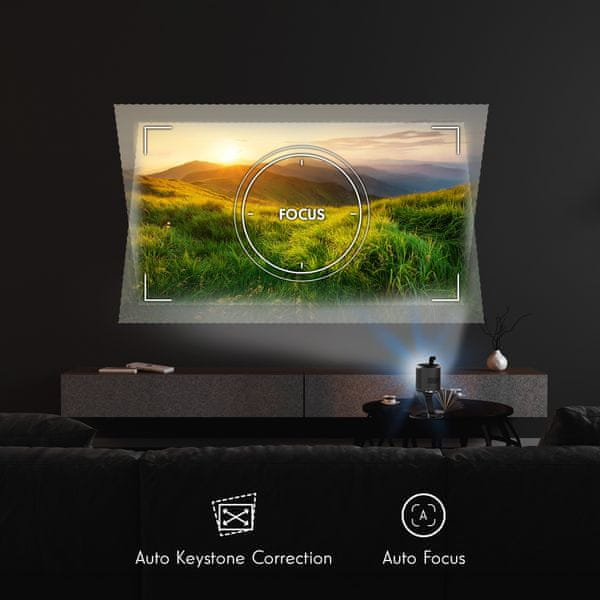 Automatic Keystone Correction in samodejni fokus