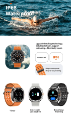 MI SPORT WATCH ULTRA AMOLED | Unisex | Kompas | SOS | 100 + športnih načinov | ORANŽNA pametna ura