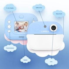 LAMAX InstaKid2 Play otroška kamera, modra