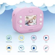 LAMAX InstaKid2 Play otroška kamera, roza