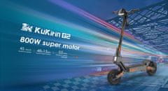 KuKirin Električni skuter - 15 Ah 1200 W 45 km/h - Doseg 55 km - Zaslon na dotik-G2