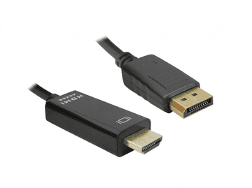 Cabletech Kabel Displayport M. - HDMI M. 4K, 1,8m