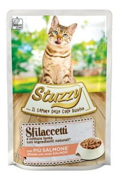 STUZZY Cat žepek za odrasle losos 85g