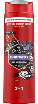 Gel za tuširanje za moške NightPanther (Body-Hair-Face Wash)