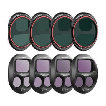 Freewell Komplet filtrov FREEWELL za DJI Mavic 4 Pro (8 kosov)