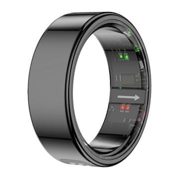 COLMI COLMI SMARTRING R12 ZA URE VELIKOST 13 22,4 MM ČRNE BOJE INOVATIVNA OBLIKOVANJE