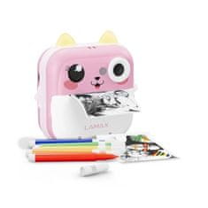 LAMAX InstaKid2 Plus otroška kamera, roza