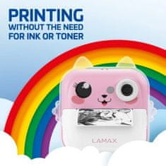 LAMAX InstaKid2 Plus otroška kamera, roza