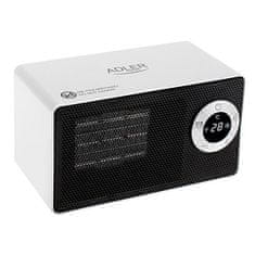 Adler AD 7746 keramični kalorifer Q LCD, 1000W, bel