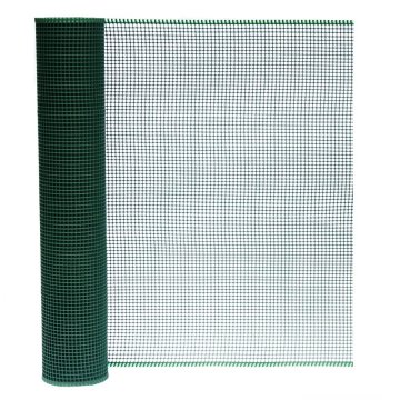 shumee PVC MREŽA KVADRATNA 5 MEŠ 5 MM 1,0 M*50 MB ZELENA - 50 MB - SB 0105Z