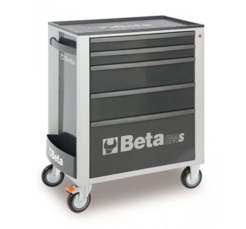 shumee VERKTYGSVAGN MED 5 LÅDOR, GRÅ. C24S - BE 2400C24S5
