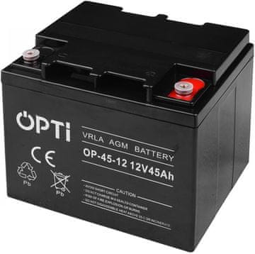 shumee AGM OPTI-BATTERI 12V 45 AH