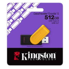 Kingston DataTraveler Exodia S USB ključ, 512GB, USB 3.2 Gen 1, USB-A (DTXS/512GB)