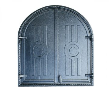 shumee Gjutjärnsdörr för rökhus, halvrund, 60*56,5 cm - K/Dörr rökhus