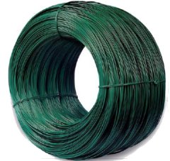 shumee POCINKANA ŽICA S PVC PREVLEKO 3,0*3,8 MM ZELENA - 5 KG - BOMBAŽ 3,6 PW Z