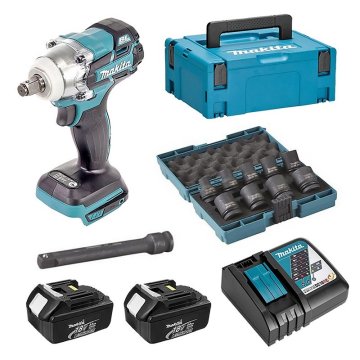 shumee AKUMULATORSKI UDARNI KLJUČ 1/2'' 280NM 18V 2*3,0*AH + NASTAVEK