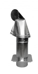 shumee POCINKANI PREZRAČEVALNI DIMNIK HUZAR S 110 MM PLOŠČO - RKM HUZAR 11