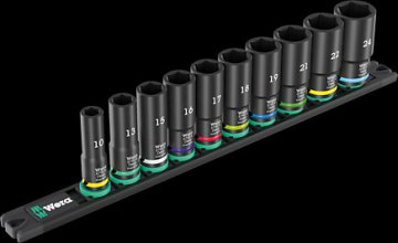 shumee KOMPLET NASADNIH KLJUČEV, 3/8'', 10 DELNI, Z MAGNETNIM TRAKOM - W05005590001