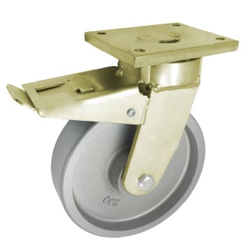 shumee Gjutjärnshjul 200mm svetsat svarvhus + broms 65ZH - KL200 65ZH
