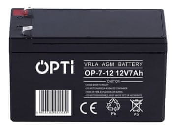 shumee AGM OPTI-BATTERI 12V 7 AH
